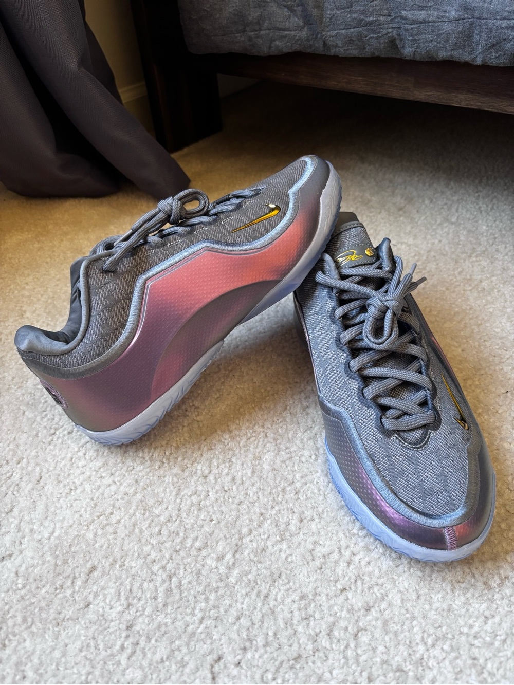 Nike LeBron 23 "Shut Up and Dribble" Gray Multicolor Men's Size 10.5 IH1530-002 - Picture 4 of 13